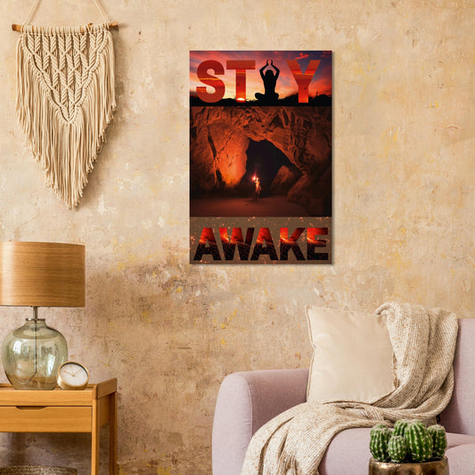 Stay Awake Premium Matte Paper Poster