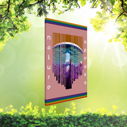 Nature Speaks Psychedelic Mushroom Canvas